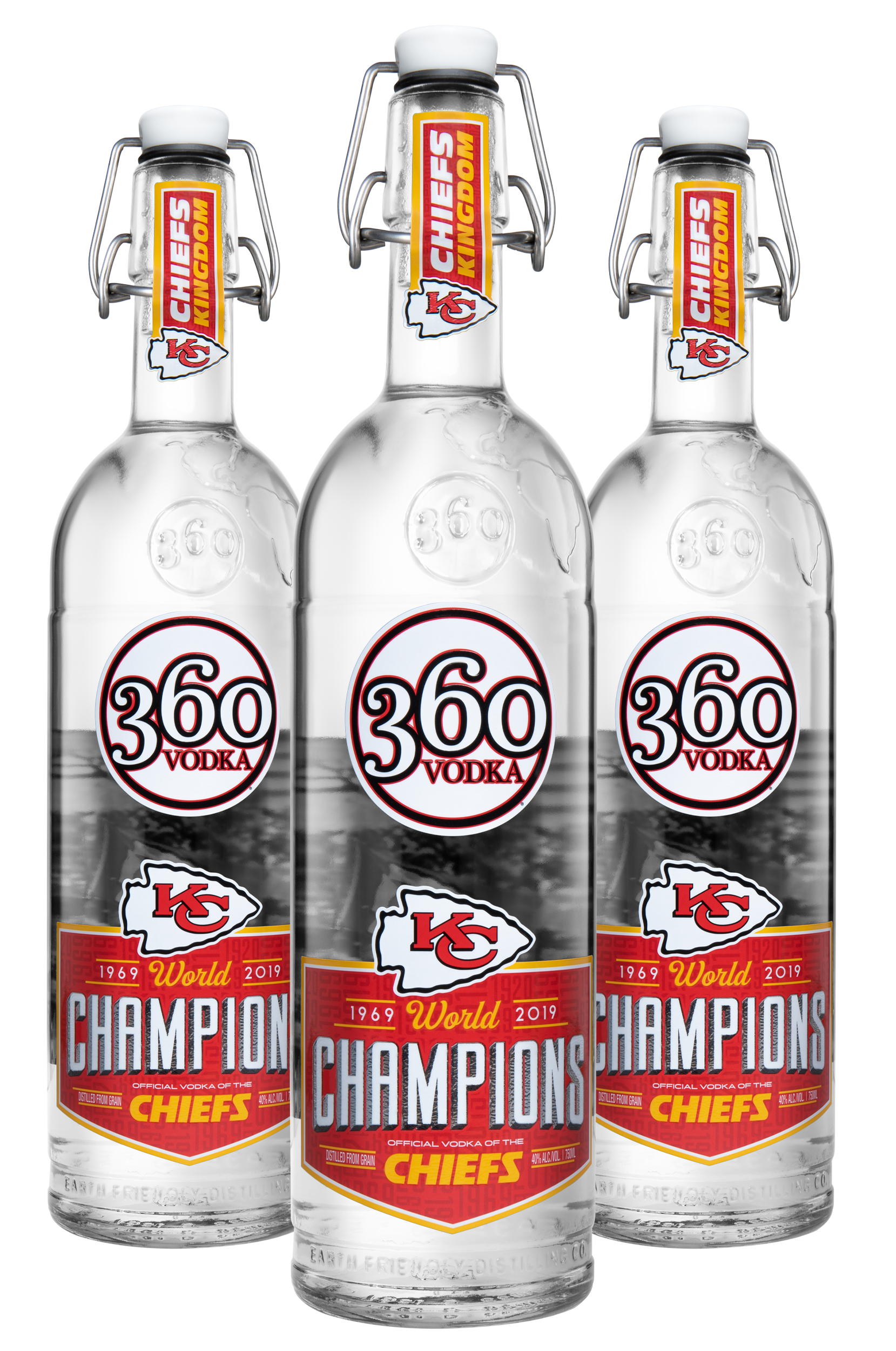 360 Vodka The Official Vodka Of The World Champion Kansas City Chiefs