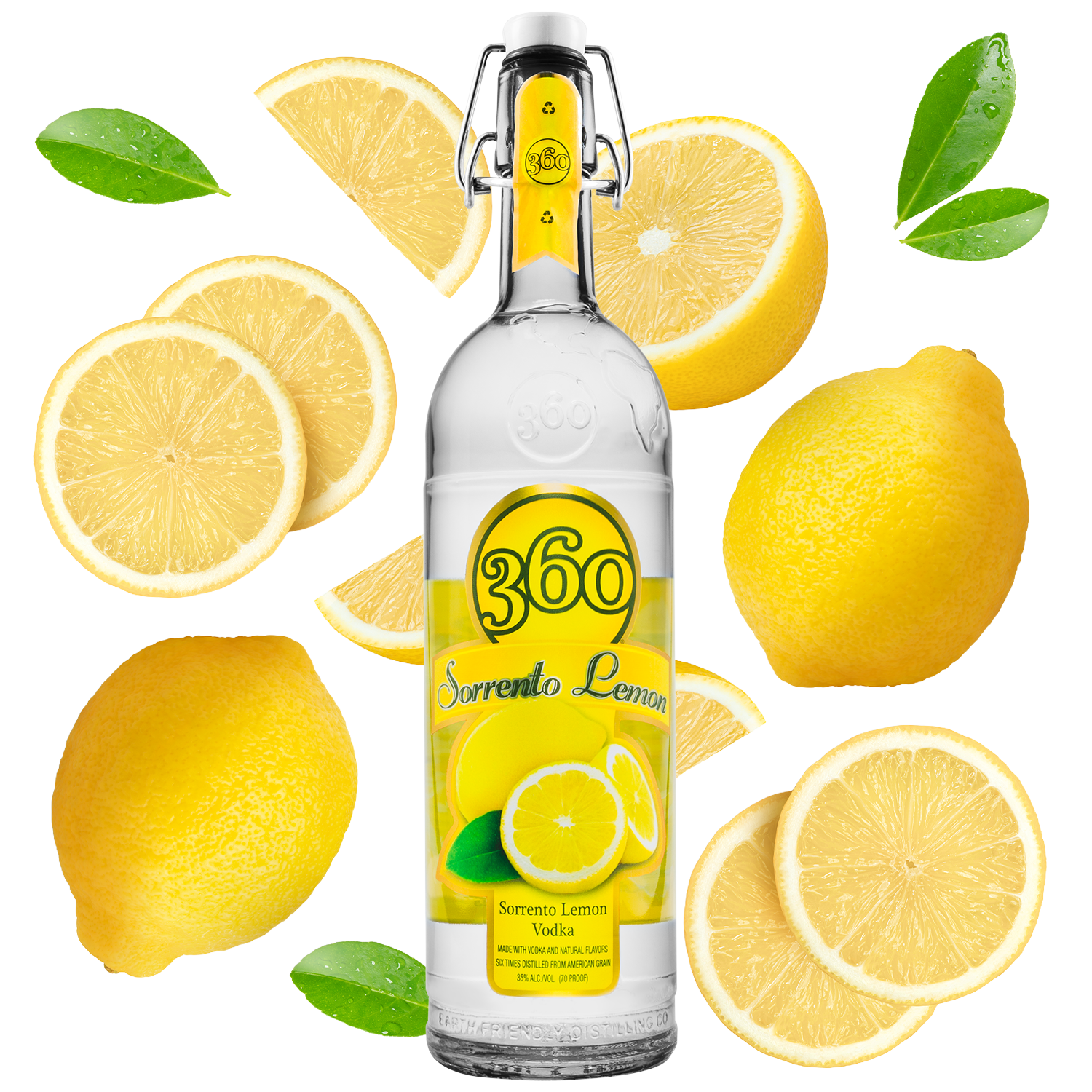 360 Sorrento Lemon Vodka | Lemon Vodka Cocktails